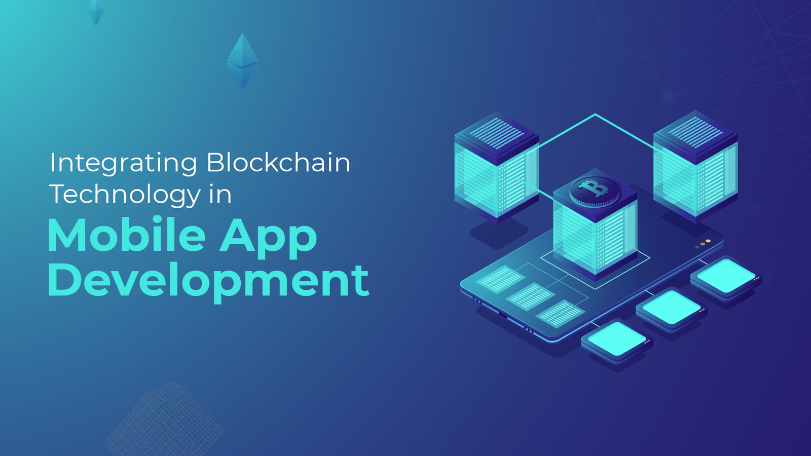 Blockchain integration in mobile apps for secure transactions.